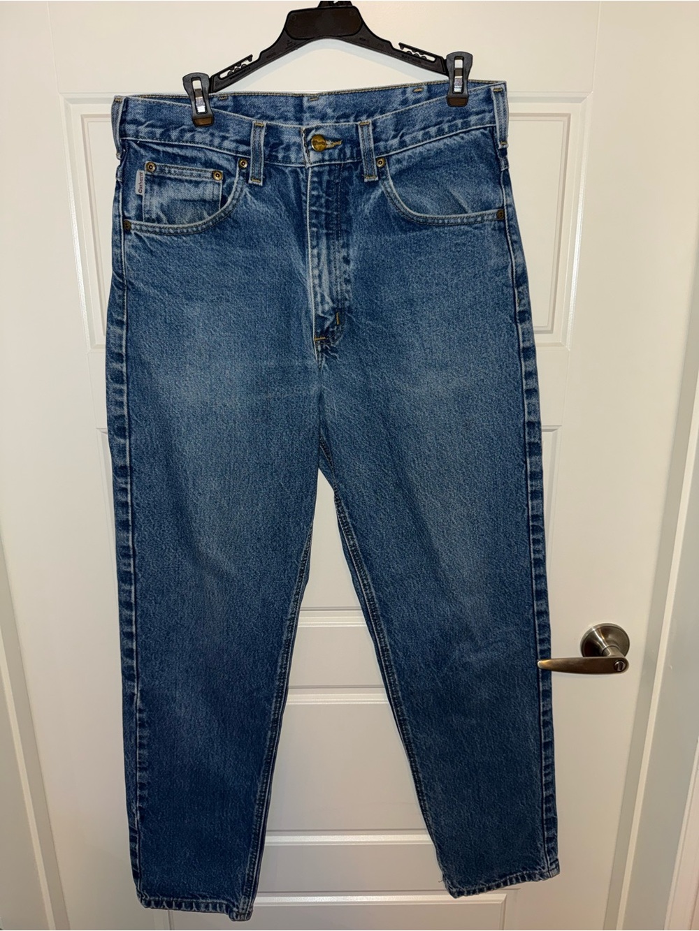 Carhartt Men's Relaxed Fit Blue Denim Jeans